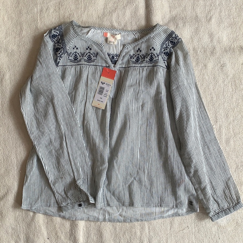 Roxy girl blouse, size 12/L